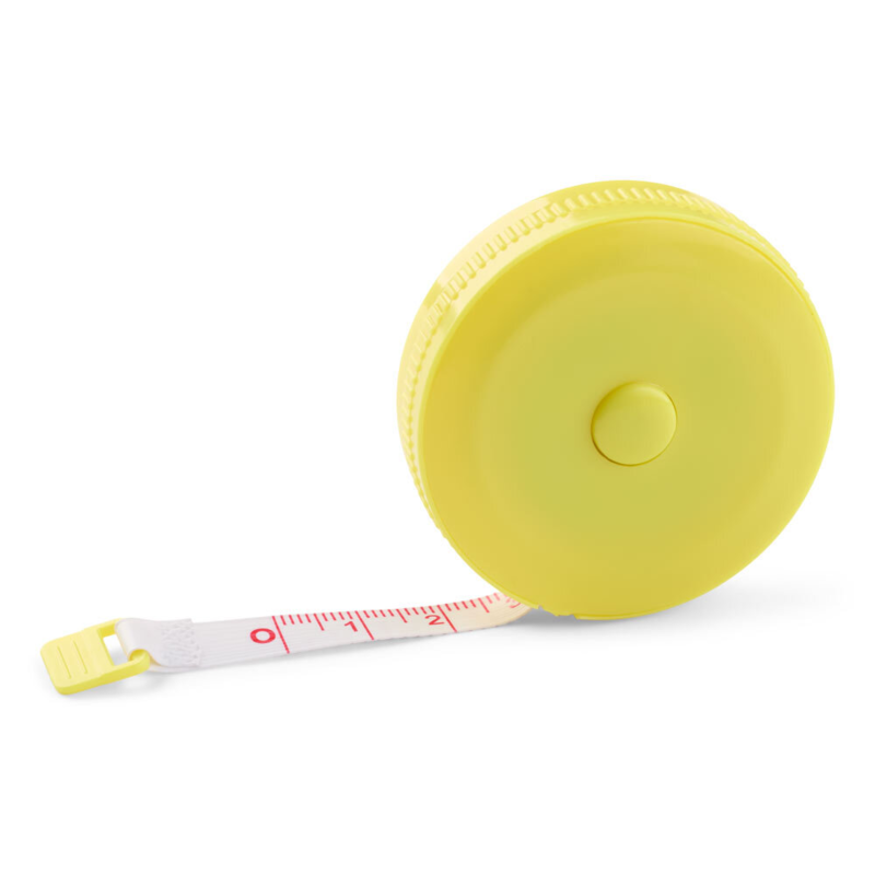 LindeHobby Retractable Measuring Tape, 150 cm Yellow