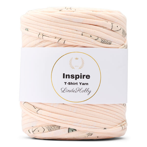 LindeHobby Inspire 77 Light salmon-colored with animal motif (Print)