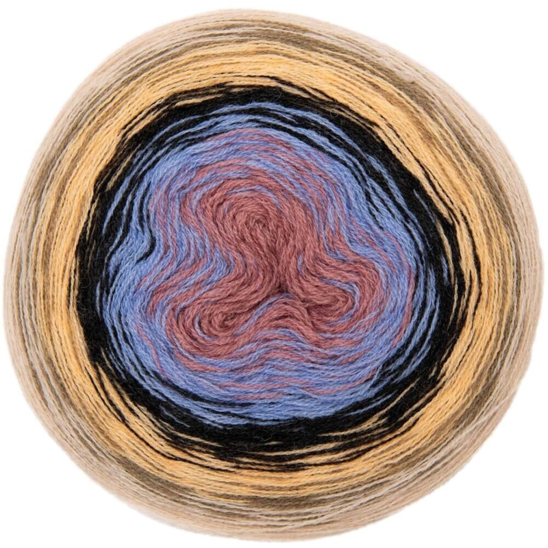 Rico Design Creative Wool Dégradé Super 6 14 Blue-powder