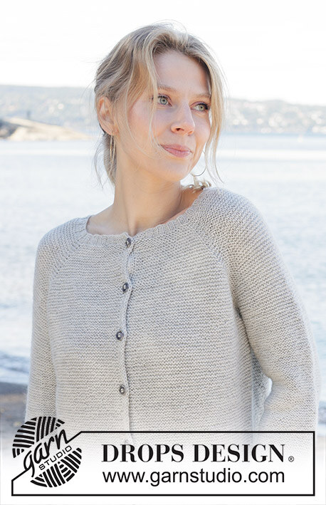 257-23 Misty Lake Cardigan by DROPS Design