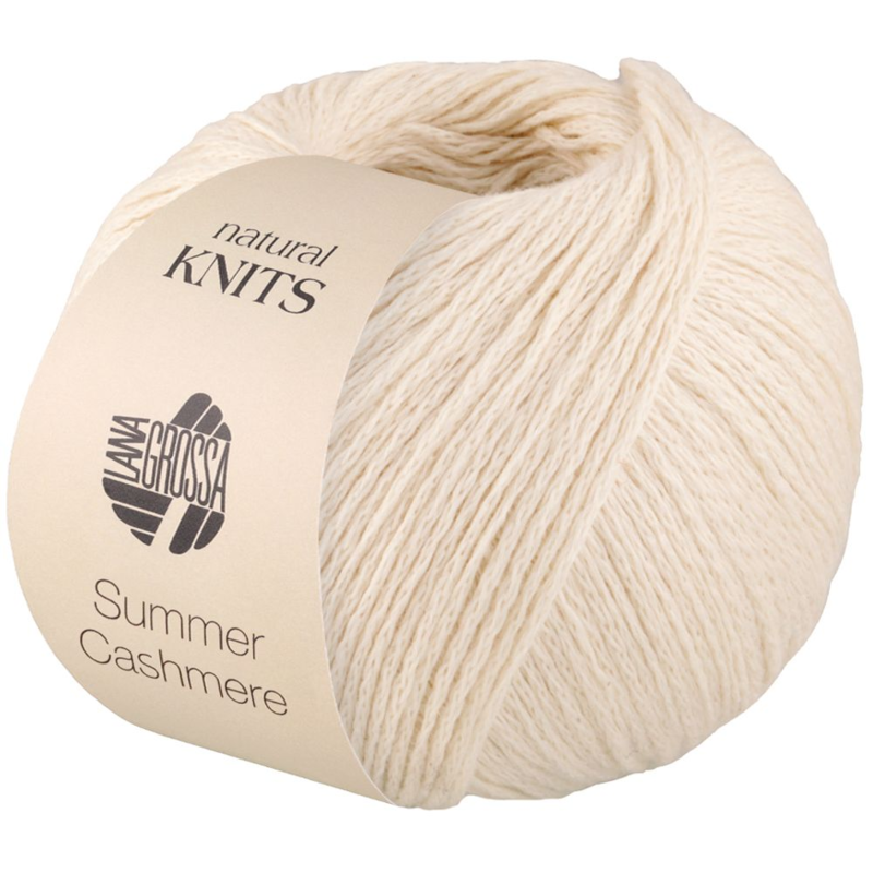 Lana Grossa Summer Cashmere 02 Cream
