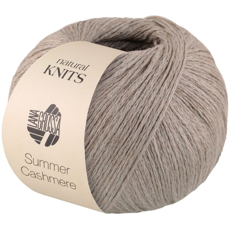 Lana Grossa Summer Cashmere 08 Stone grey
