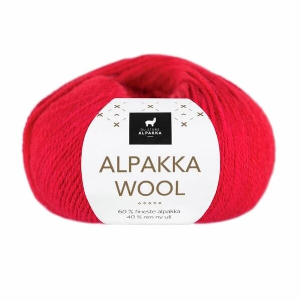 Du Store Alpakka Wool 564 Bright red