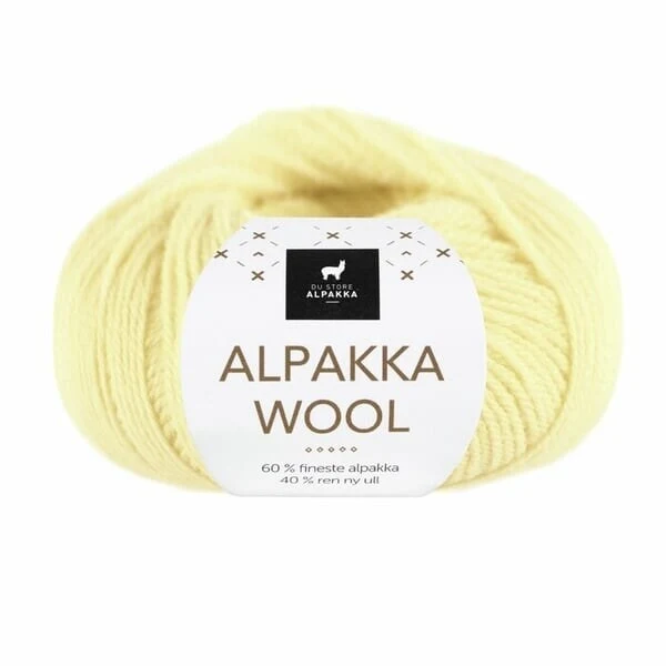 Du Store Alpakka Wool 560 Light yellow