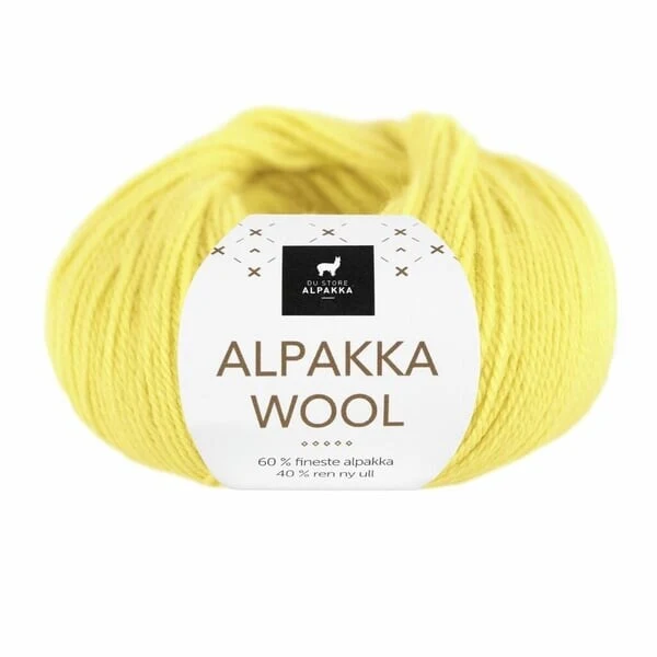 Du Store Alpakka Wool 558 Yellow