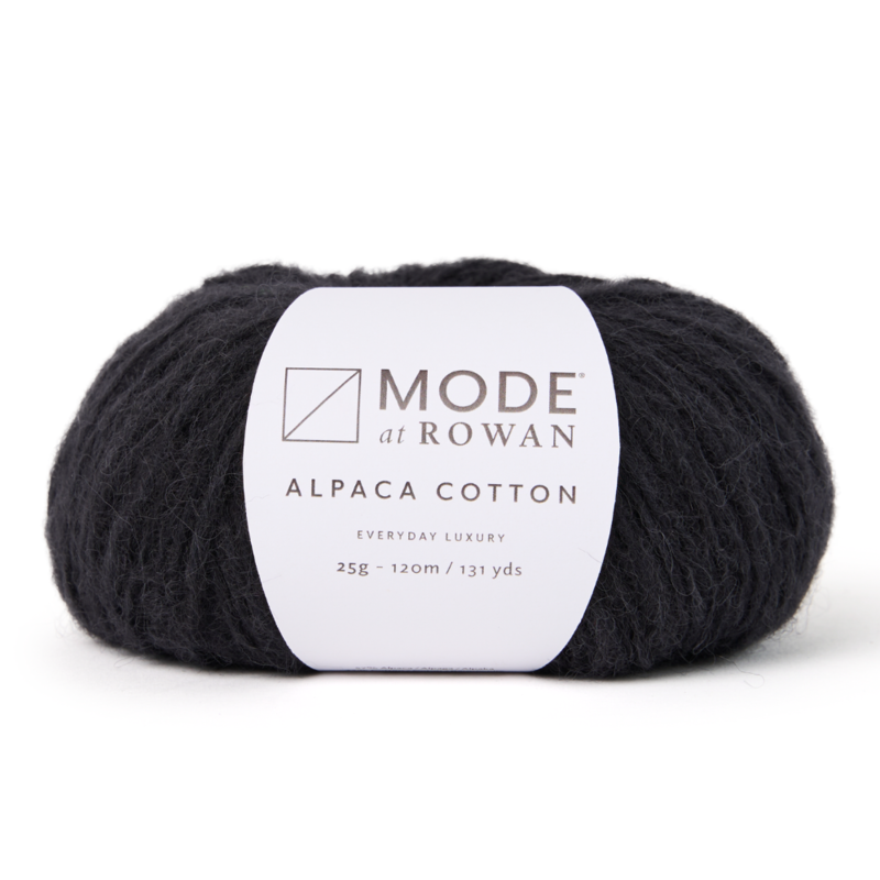 Mode at Rowan Alpaca Cotton 010 Noir