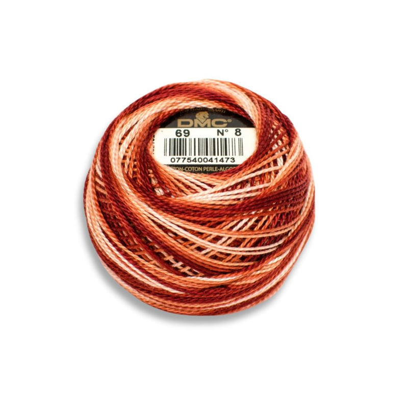 DMC Pearl Cotton 69 Heathered terracotta