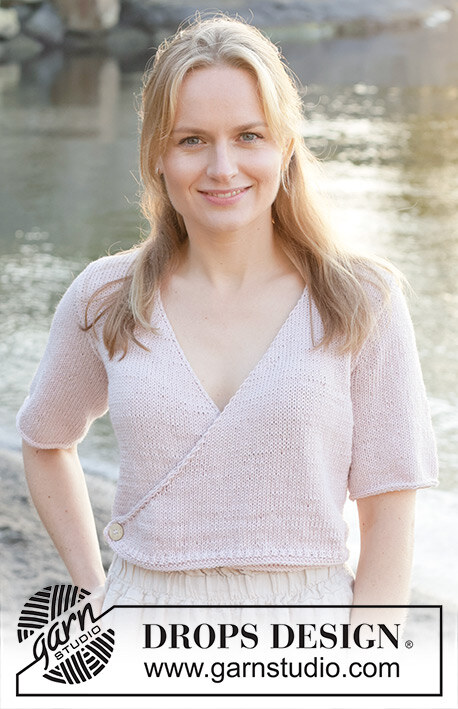 257-5 New Dawn Wrap by DROPS Design