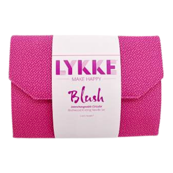 LYKKE Interchangeable Circular Needle Set Blush, Magenta, 13 cm