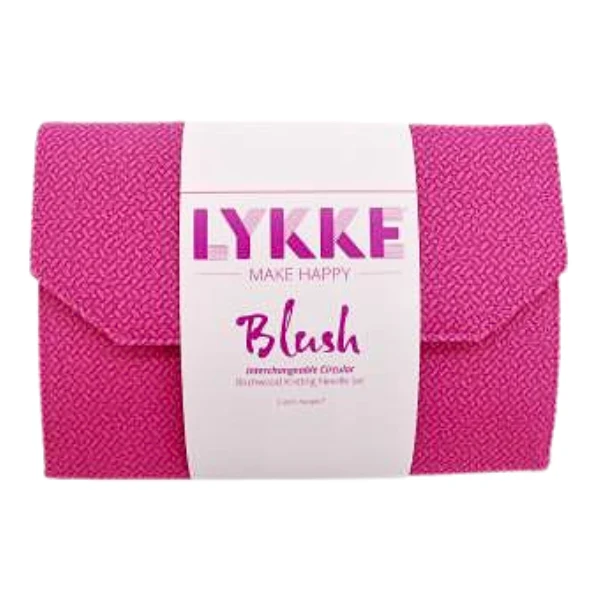 LYKKE Interchangeable Circular Needle Set Blush, Magenta, 13 cm
