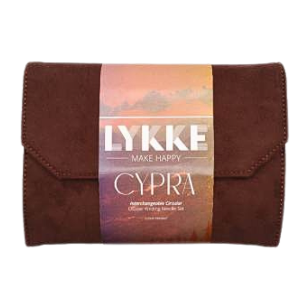 LYKKE Interchangeable Circular Needle Set Cypra, Brown, 13 cm