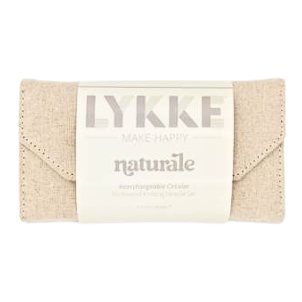 LYKKE Interchangeable Circular Needle Set Naturale, Beige, 9 cm
