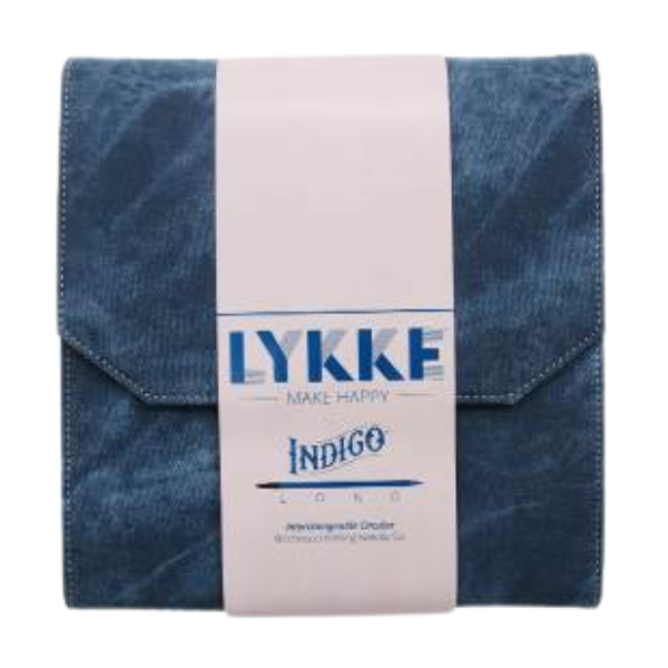 LYKKE Interchangeable Circular Needle Set Indigo Long, Blue, Various Lengths
