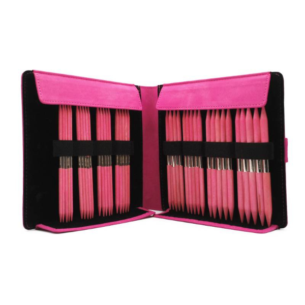 LYKKE Double-Pointed Needle Set Blush, Fuchsia, 15 cm (4.00-9.00 mm)