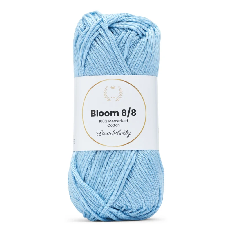 LindeHobby Bloom 8/8 Mercerized Cotton 28 Baby Blue
