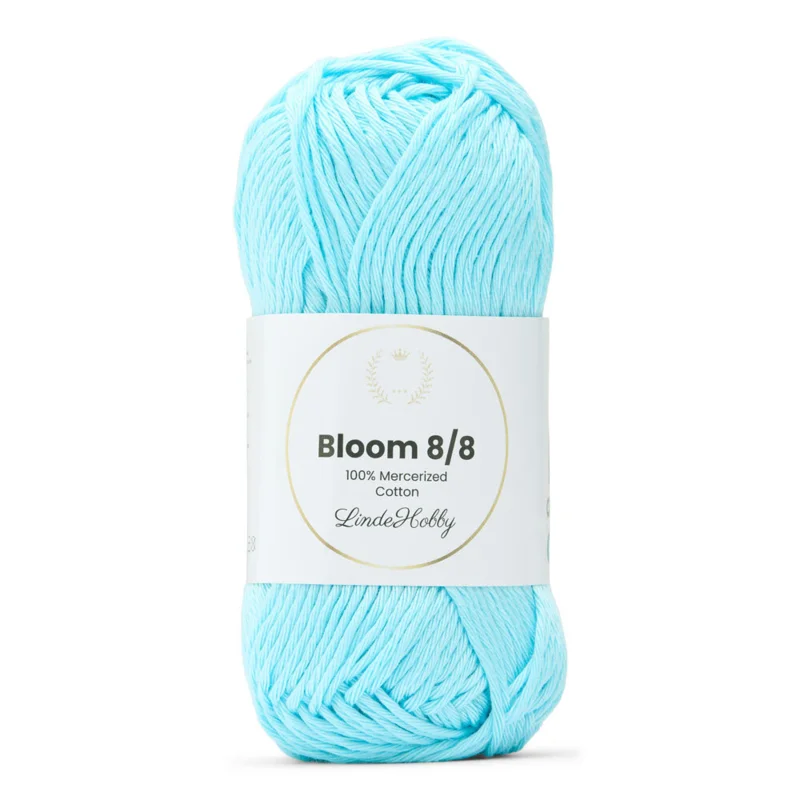 LindeHobby Bloom 8/8 Mercerized Cotton 14 Sky Blue