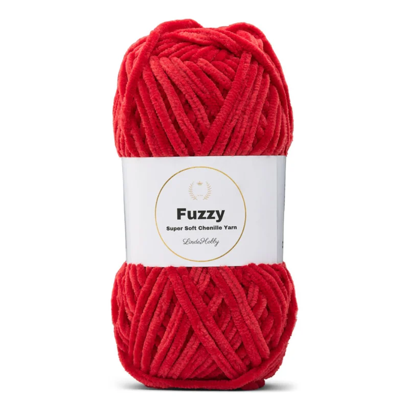 LindeHobby Fuzzy Chenille 27 Ruby
