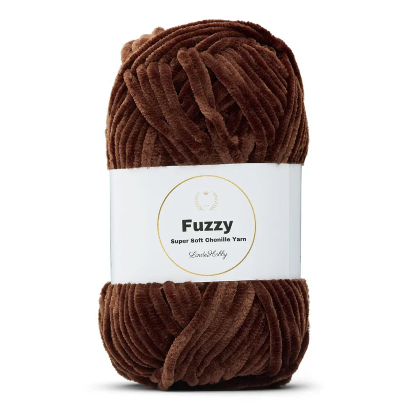 LindeHobby Fuzzy Chenille 20 Bitter Coffee