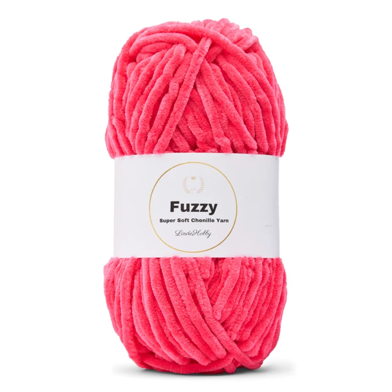 LindeHobby Fuzzy Chenille 21 Dark Sugar Pink