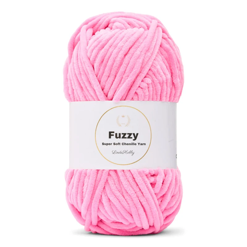 LindeHobby Fuzzy Chenille 48 Neon Light Pink