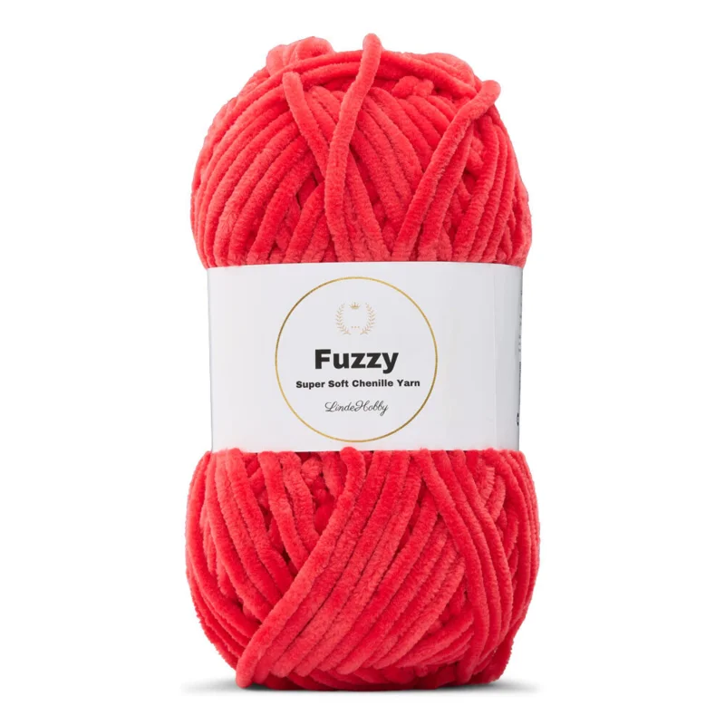 LindeHobby Fuzzy Chenille 25 Terracotta