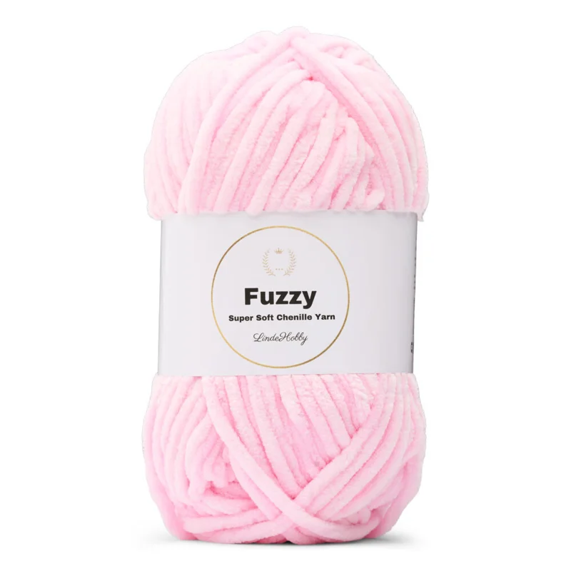 LindeHobby Fuzzy Chenille 04 Baby Pink (Light)