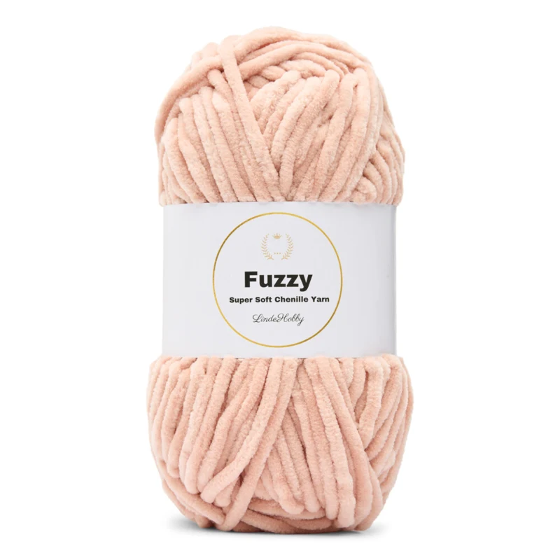 LindeHobby Fuzzy Chenille 24 Blush Beige