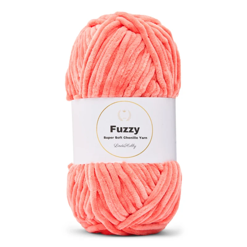 LindeHobby Fuzzy Chenille 33 Dark Salmon