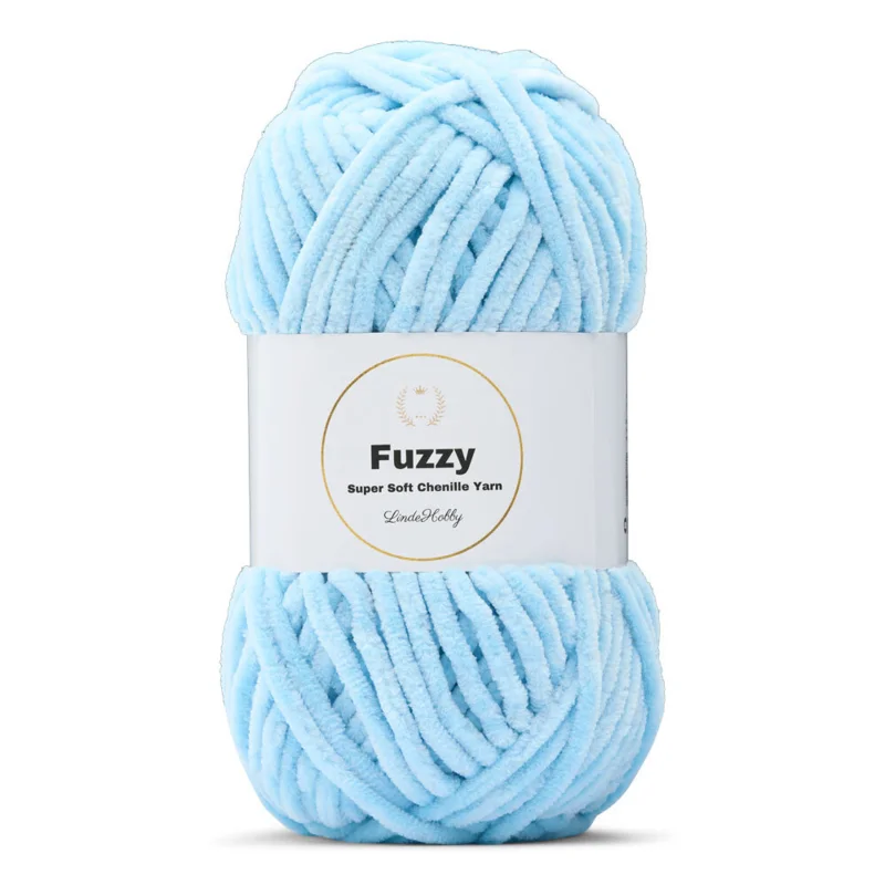 LindeHobby Fuzzy Chenille 07 Baby Blue