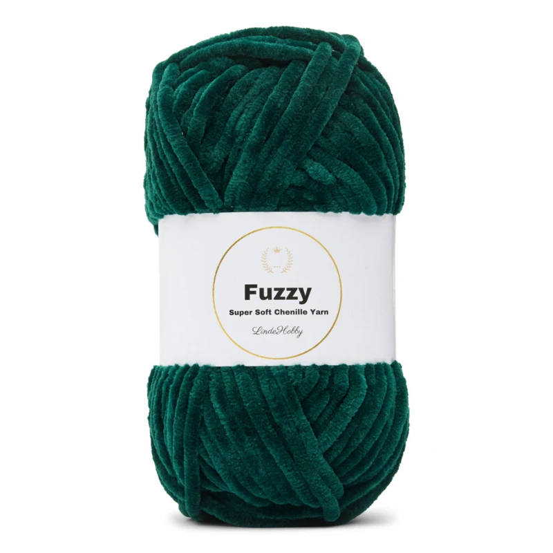 LindeHobby Fuzzy Chenille 46 Duck Green