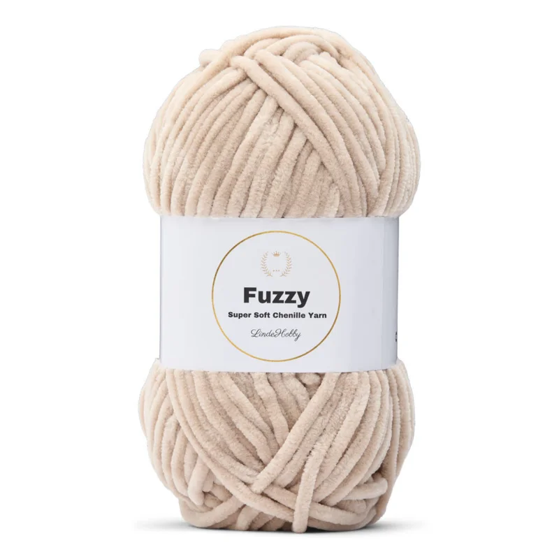 LindeHobby Fuzzy Chenille 43 Oatmeal