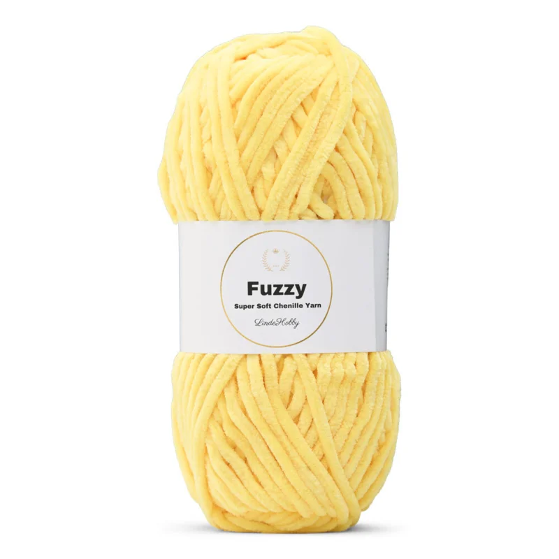 LindeHobby Fuzzy Chenille 09 Yellow
