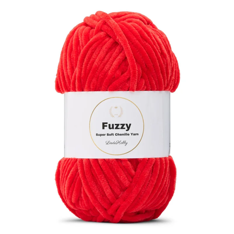 LindeHobby Fuzzy Chenille 11 Blood Red