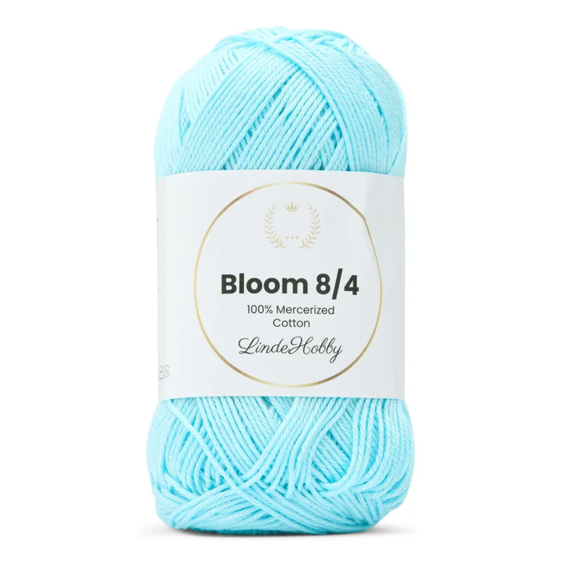 LindeHobby Bloom 8/4 Mercerized Cotton 14 Sky Blue