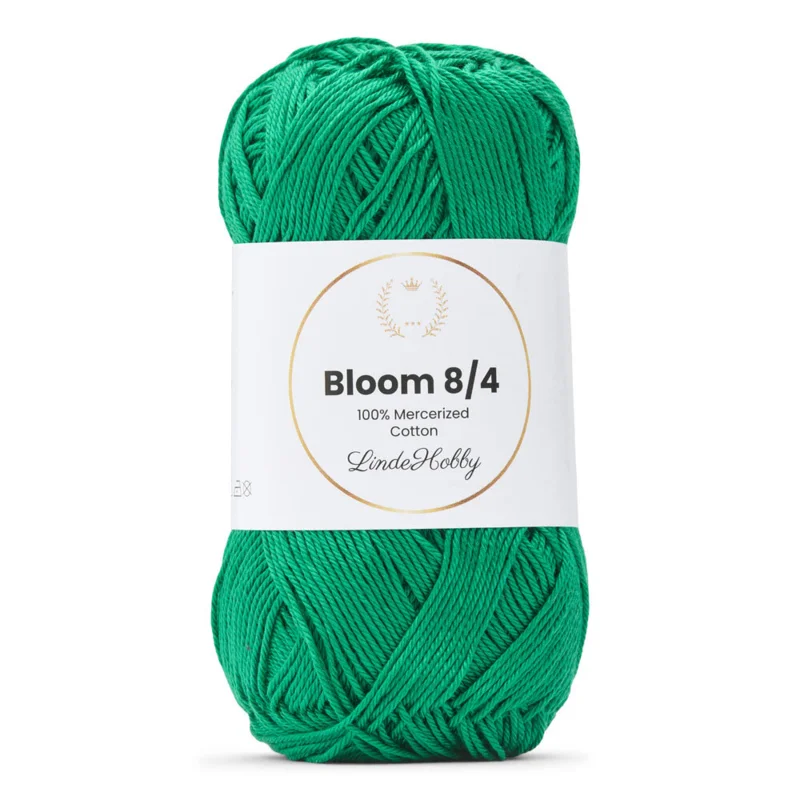 LindeHobby Bloom 8/4 Mercerized Cotton 33 Benetton Green
