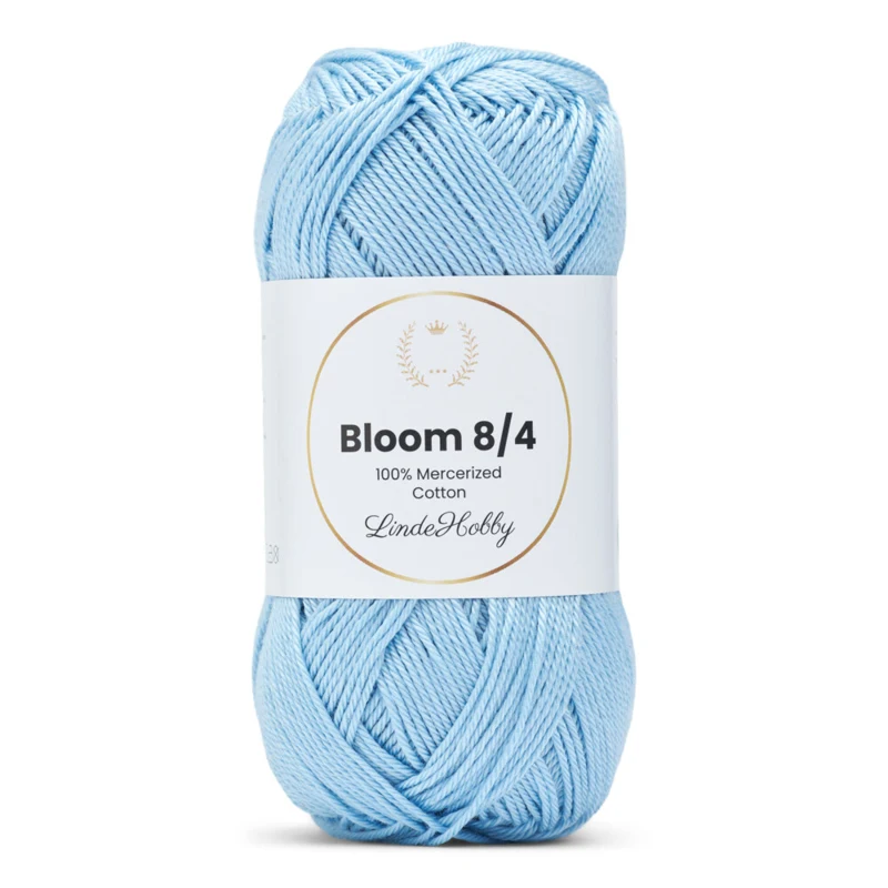 LindeHobby Bloom 8/4 Mercerized Cotton 28 Baby Blue