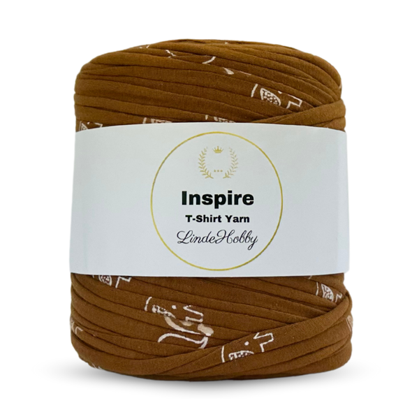 LindeHobby Inspire Print 77 Curry yellow with elephants