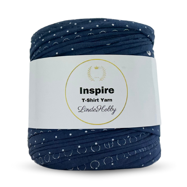 LindeHobby Inspire Print 60 Blue-purple with circle pattern