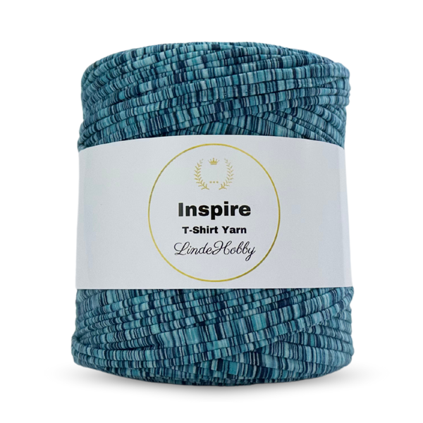 LindeHobby Inspire Print 92 Blue textured pattern