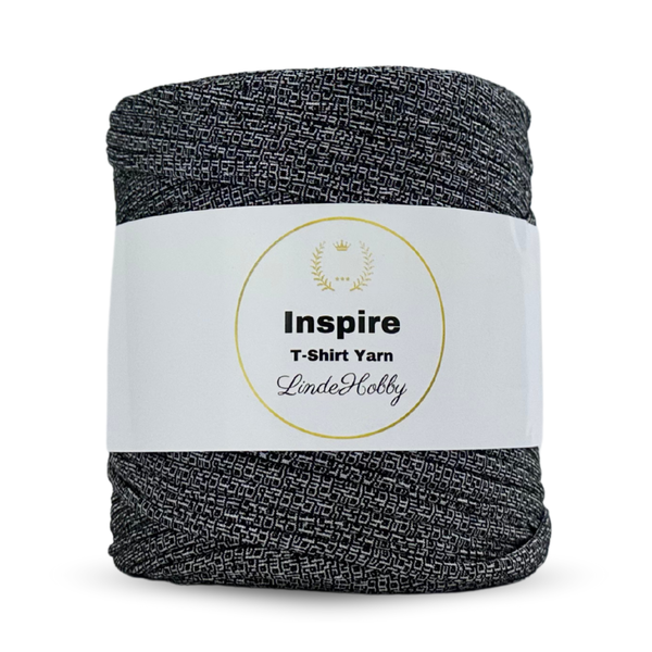 LindeHobby Inspire Print 68 Grey with square pattern