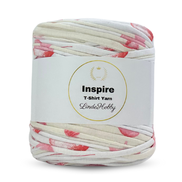 LindeHobby Inspire Print 152 White and natural white with pink balloons