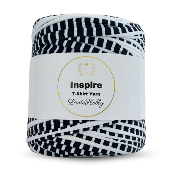 LindeHobby Inspire Print 15 Dark blue and white striped