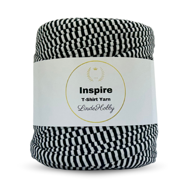 LindeHobby Inspire Print 57 White and black striped