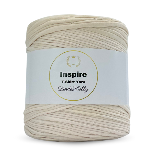 LindeHobby Inspire Print 30 Cream with green speckles