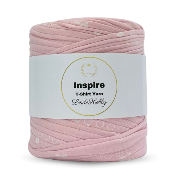 LindeHobby Inspire Print 105 Pink with bows