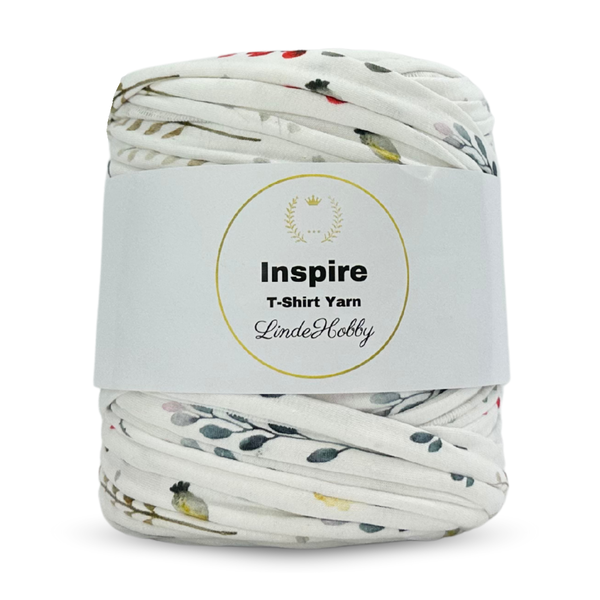 LindeHobby Inspire Print 46 White with autumn motif