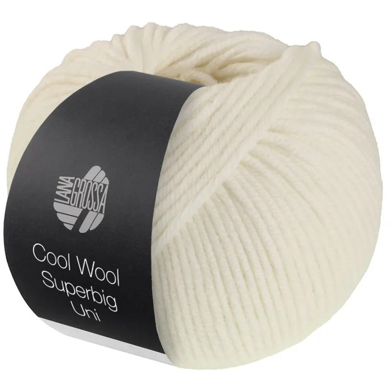 Lana Grossa Cool Wool Superbig 34 White