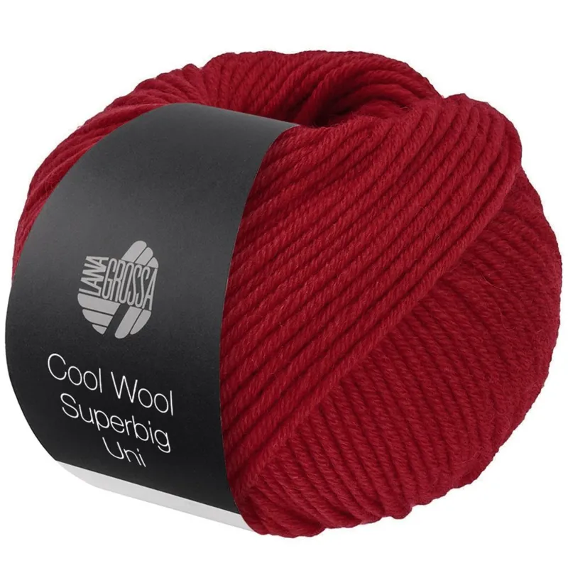 Lana Grossa Cool Wool Superbig 8 Cherry red