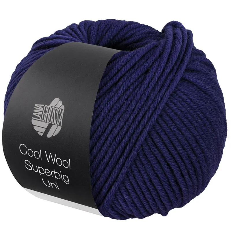 Lana Grossa Cool Wool Superbig 17 Dark blue