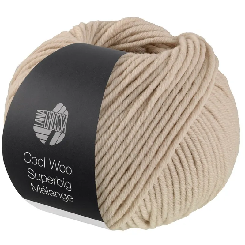 Lana Grossa Cool Wool Superbig 214 Beige heathered